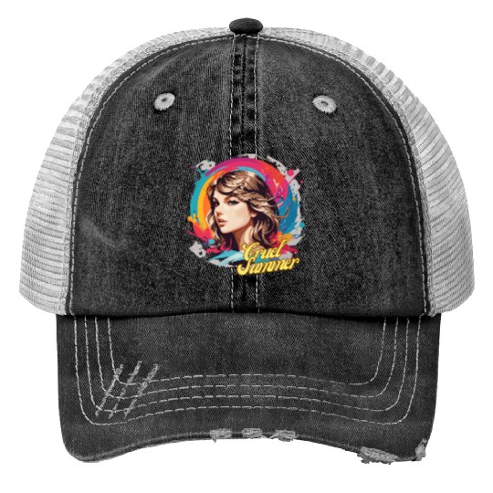 Discover taylor version Cruel Summer  : Vintage Taylor The Eras Tour , The Eras Tour Taylor Version, THE ERAS TOUR , Taylor Trucker Hats