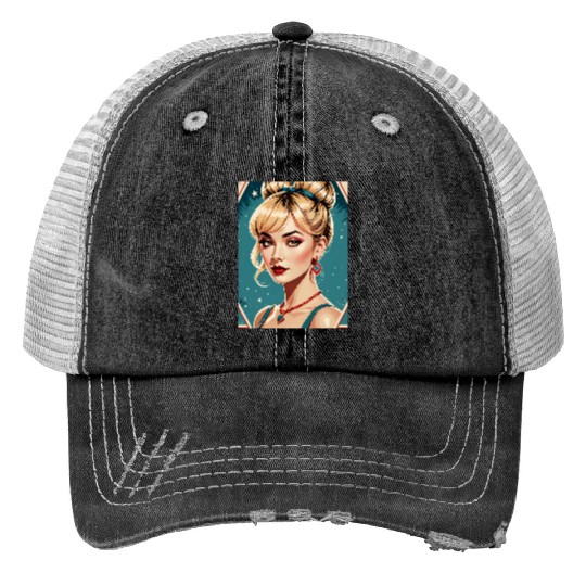 Discover Beautiful Young Woman  : Vintage Taylor The Eras Tour , The Eras Tour Taylor Version, THE ERAS TOUR , Taylor Trucker Hats