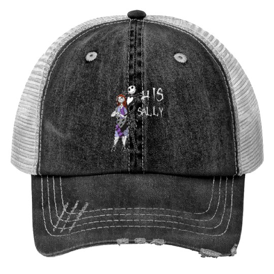 Disney The Nightmare Before Christmas His Sally Trucker Hats
