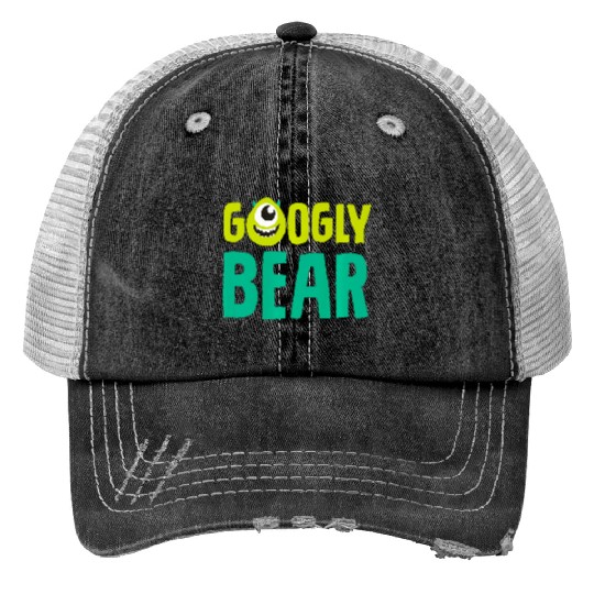 Disney and Pixars Monsters Inc. Mike Wazowski Googly Bear Premium Trucker Hats