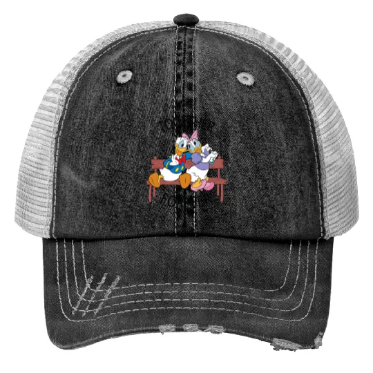 Disney Donald and Daisy Together Forever Trucker Hats