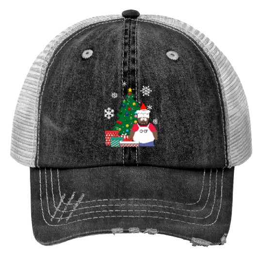 Chef Around The Christmas Tree South Park  3: Bobs Burgers Family Shirt, Bobs Burgers Vintage Trucker Hats