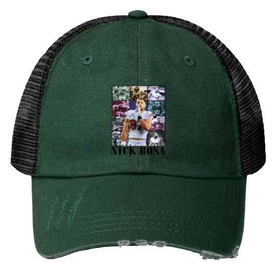 Discover Nick Bosa The Eras Tour Trucker Hats, Nick Bosa Football Trucker Hats, Nick Bosa Trucker Hats