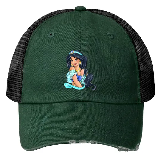 Jasmine Princess Trucker Hats, Disney Princess Trucker Hats