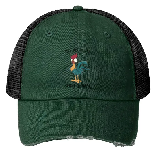 Disney Moana Hei Hei Is My Spirit Animal Portrait Trucker Hats