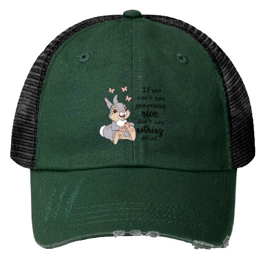 Disney Inspired Thumper Bambi Unisex Short Sleeve Trucker Hats, Don't Say Nothing At All