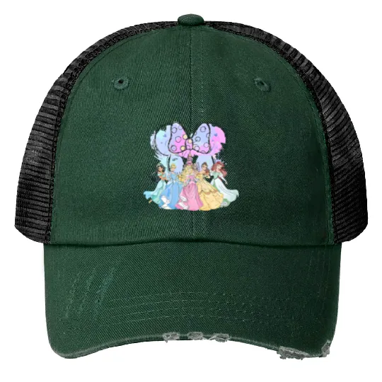 Disney Princess Trucker Hats, Disney Watercolor Castle Trucker Hats