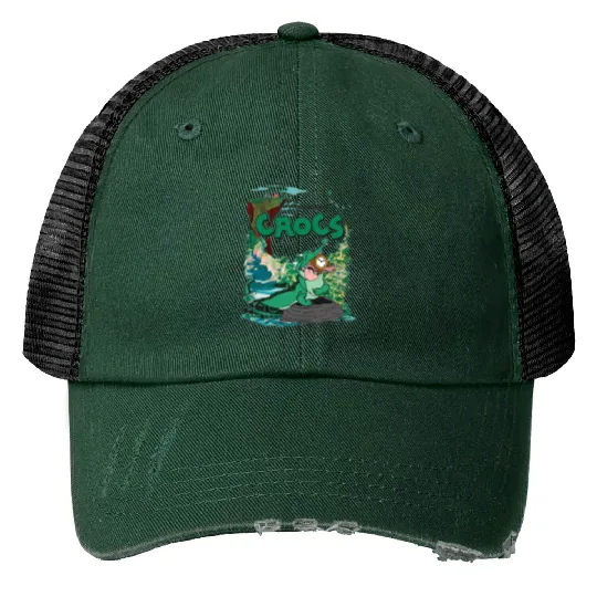 Disney Peter Pan Tick-Tock the Crocodile Neverland Trucker Hats