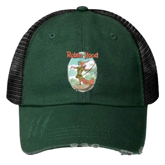 Vintage Robin Hood Trucker Hats, Robin Hood Disney Trucker Hats