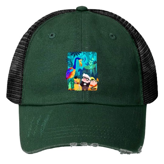 Disney Up Trucker Hats, Disney Pixar Adventure Is Out There Matching