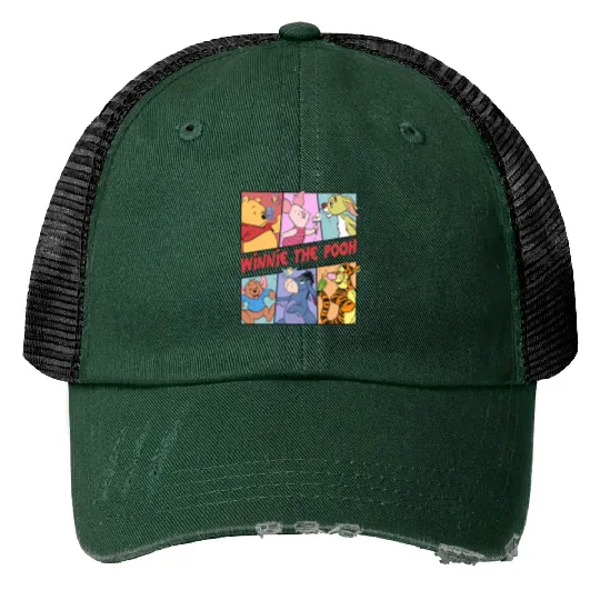 Retro Disneyland Winnie The Pooh Trucker Hats
