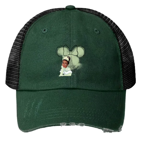 Disney Princess Tiana Castle Trucker Hats, Tiana Princess Trucker Hats