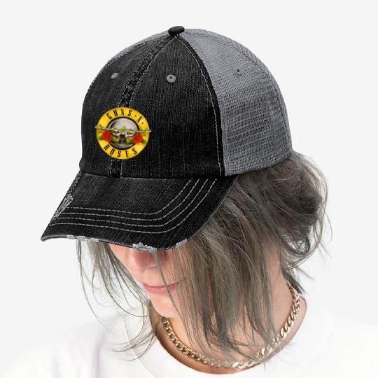 Guns and Roses Trucker Hats, Guns and Roses