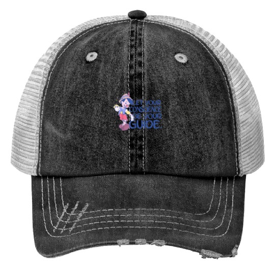 Disney Pinocchio Let Your Conscience Be Your Gui Trucker Hats