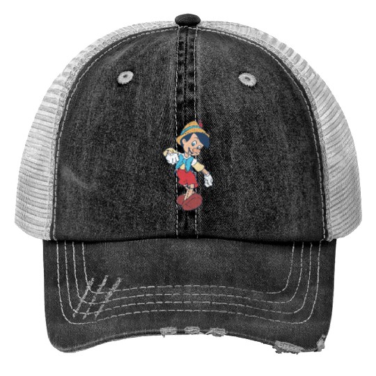 Disney Pinocchio Vintage Portrait Trucker Hats