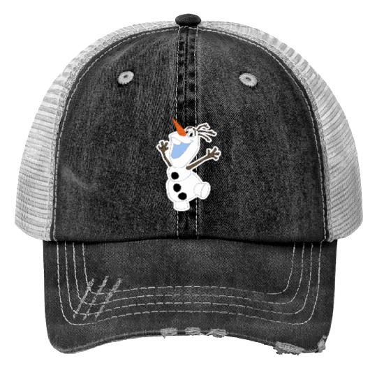 disney frozenss Olaf Dancing Portrait Trucker Hats