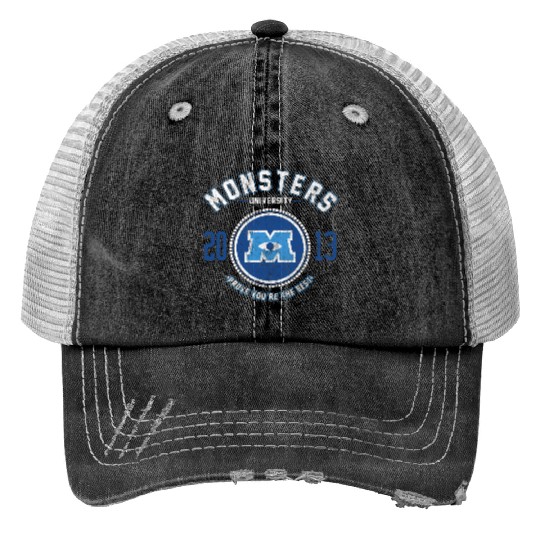 Disney Monsters University Logo Graphic Trucker Hats