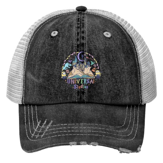 Disney Universal Studios Trucker Hats, Universal Studios 2024 Trip Trucker Hats, Universal Orlando Trucker Hats