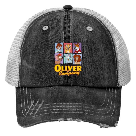 Disney Oliver & Company Characters Trucker Hats