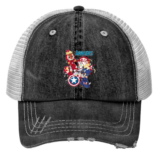 Disney Chip And Dale Avengers Trucker Hats, Chip And Dale Trucker Hats