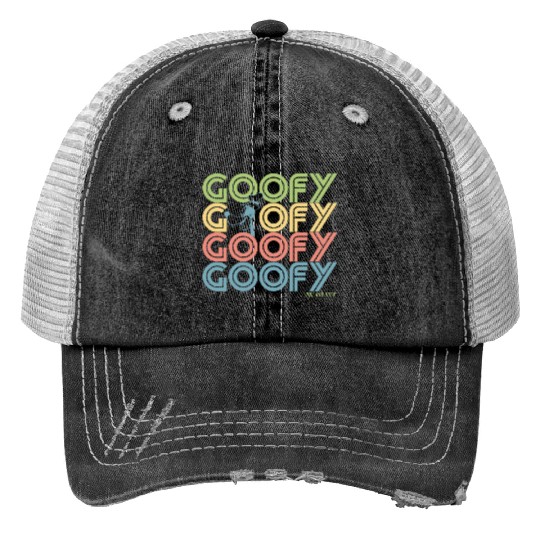 Disney Goofy Retro Name Stack Trucker Hats