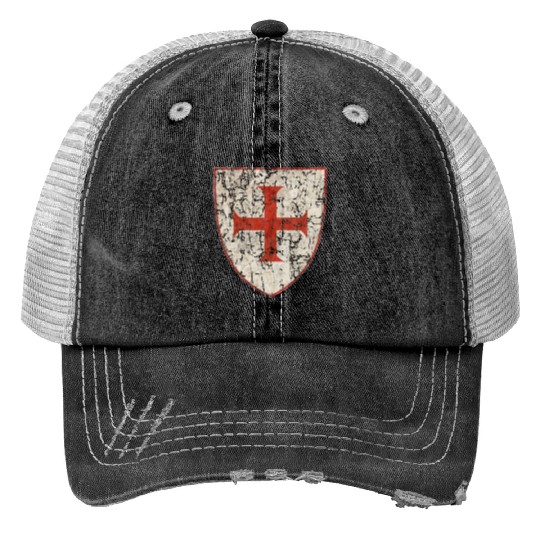 Knights templar Trucker Hats