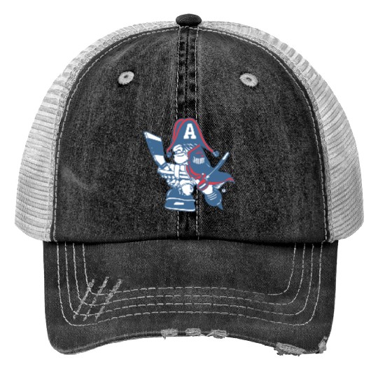 Milwaukee admiral cartoon Trucker Hats