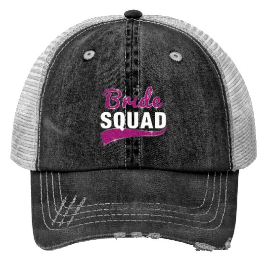 Bride Squad Trucker Hats