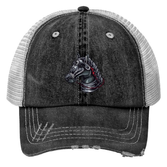 kNIGHT HORSE Trucker Hats