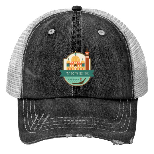 venice italy Trucker Hats