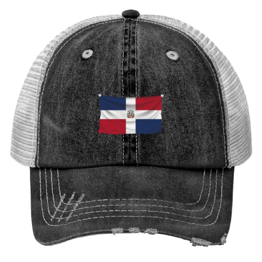 flag dominican republic Trucker Hats