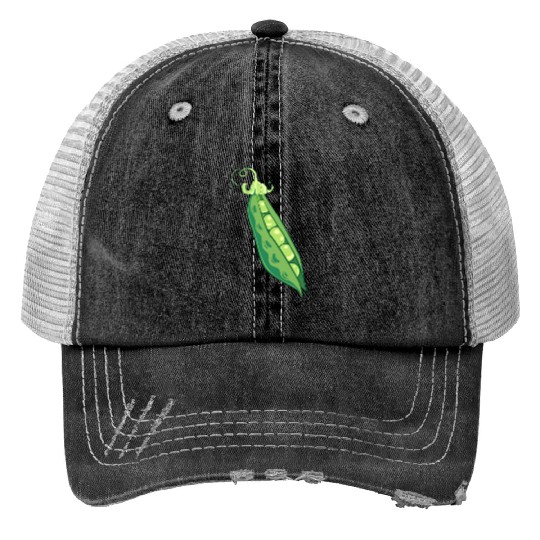 Pea Peas Vegetable Veggie Veg Pod Peasecod Gift Trucker Hats