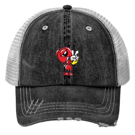 Marc Marquez Ant Logo Trucker Hats