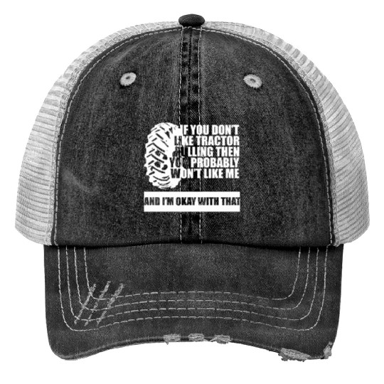 Tractor Pulling Farm Lover Trucker Hats