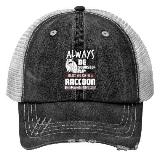 Raccoon Trucker Hats