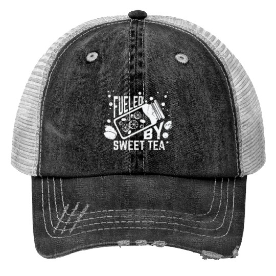 Fueled By Sweet Tea I Funny Southern Country Trucker Hats
