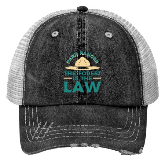 Park Ranger Law Gift Trucker Hats
