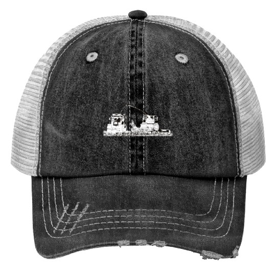 Corn chopper chopping corn maize farmer Trucker Hats