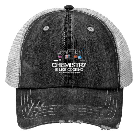 Chemistry Cooking Trucker Hats