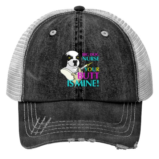 BIG DOG NURSE Trucker Hats