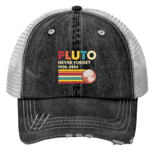 Pluto Never Forget 1930 2006 Trucker Hats