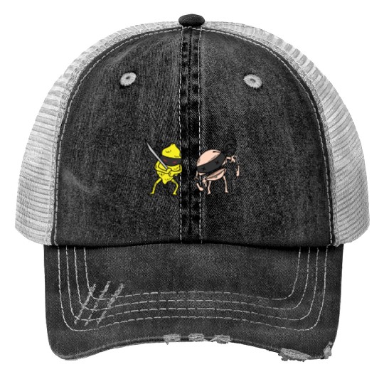 Iced Tea Lemon and Peach Fight Trucker Hats