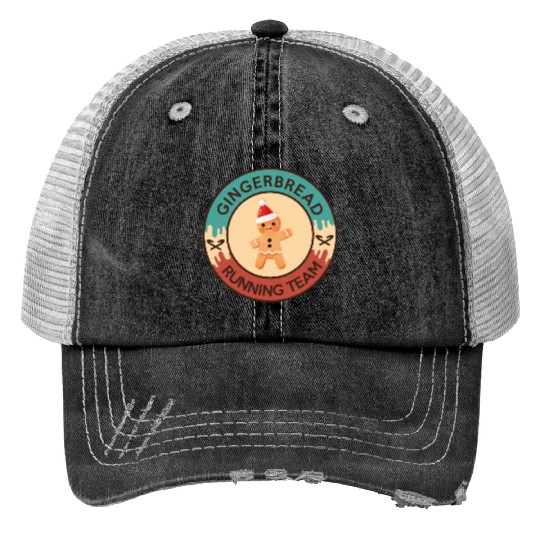 Gingerbread Running Team Trucker Hats
