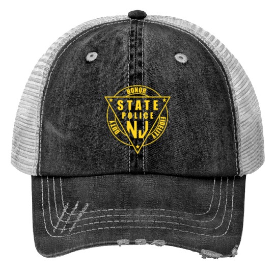 jersey state police Trucker Hats