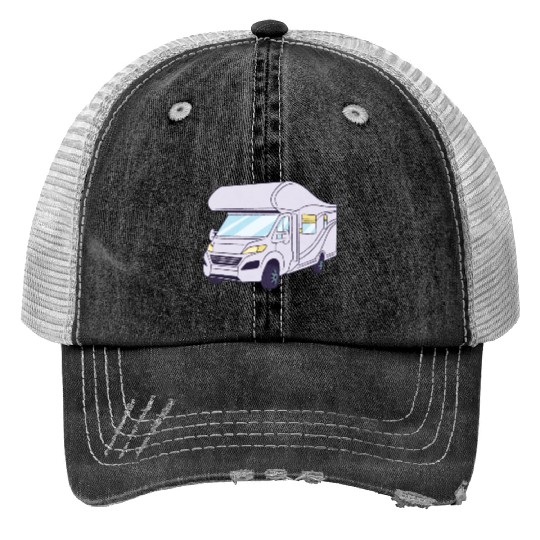 Camping Caravan Holiday Camper Motorhome Camping Trucker Hats