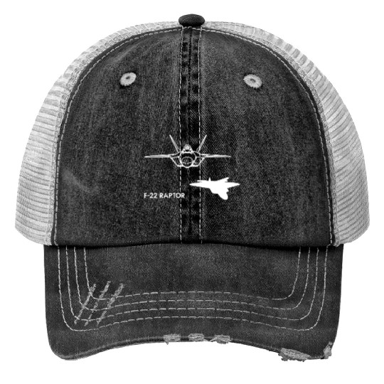Lockheed Martin F-22 Raptor Trucker Hats