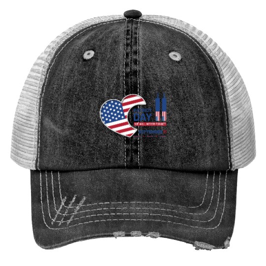 Patriot Day 9 11 USA Trucker Hats