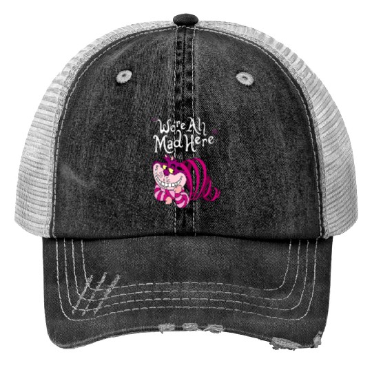 Cheshire Cat Were all Mad Here Cat 1669 Trucker Hats