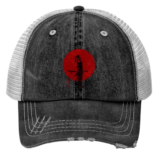 Ronin Samurai Japan Warrior Trucker Hats