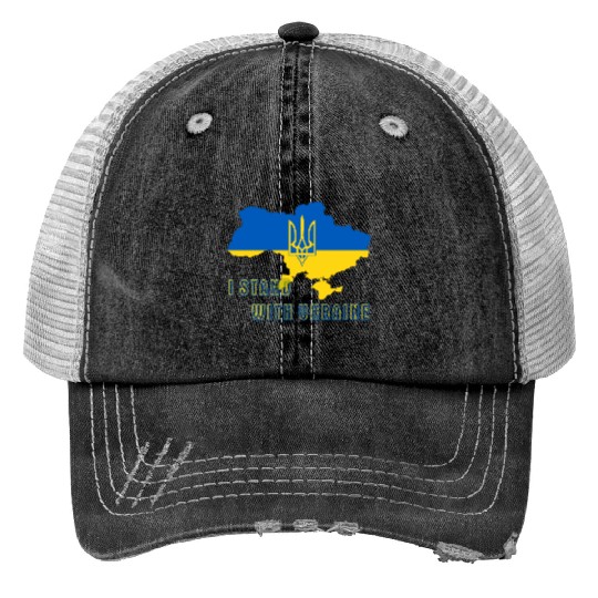 I Stand With Ukraine Trucker Hats